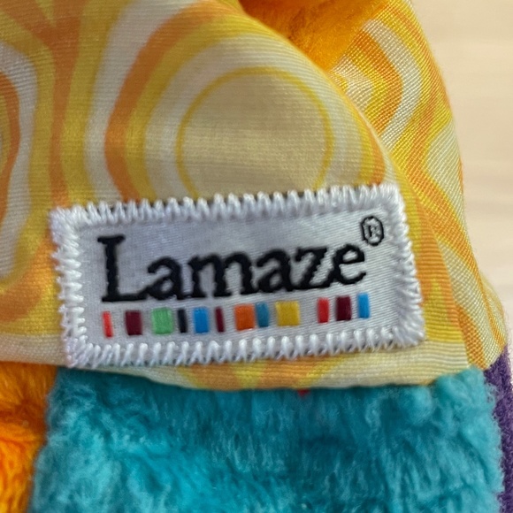 Lamaze Tomy Plush Baby Doll Red Hair Ginger Rattle Sensory Crinkle Learning Toy - Picture 6 of 13